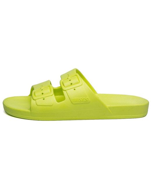 FREEDOM MOSES Yellow Two Band Sandal