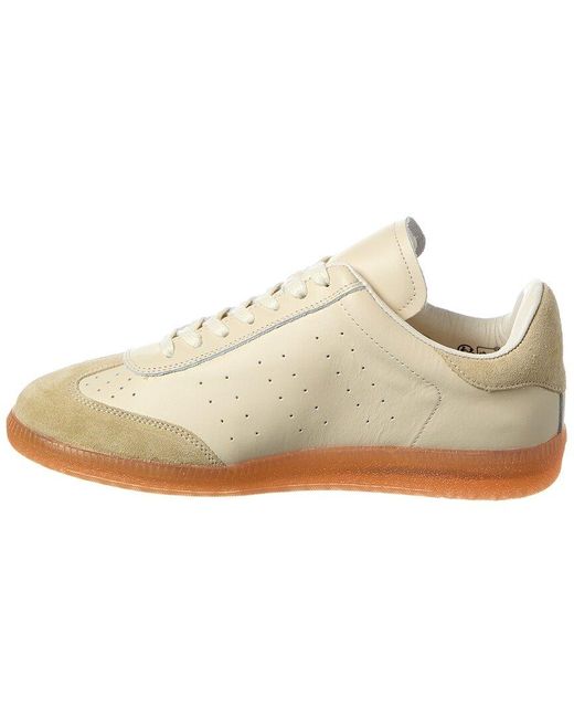 Isabel Marant White Bryce Leather & Suede Sneaker