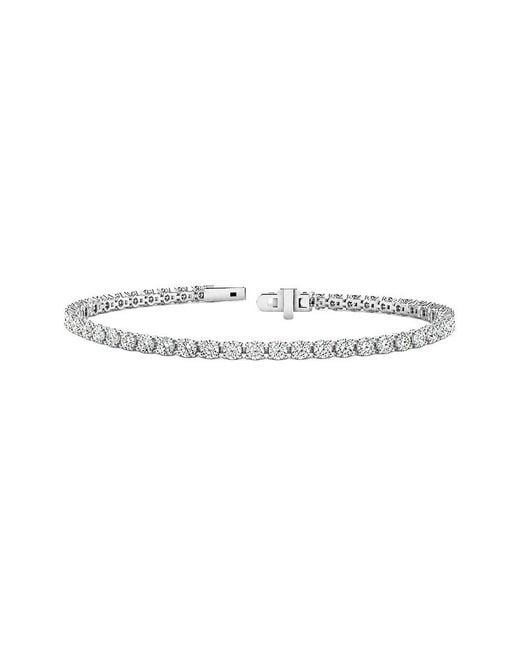 Lab Grown Diamonds White 14K 5.02 Ct. Tw. Lab-Grown Diamond Tennis Bracelet