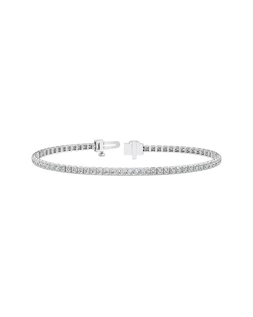 Lab Grown Diamonds White 14K 2.11 Ct. Tw. Lab-Grown Diamond Tennis Bracelet