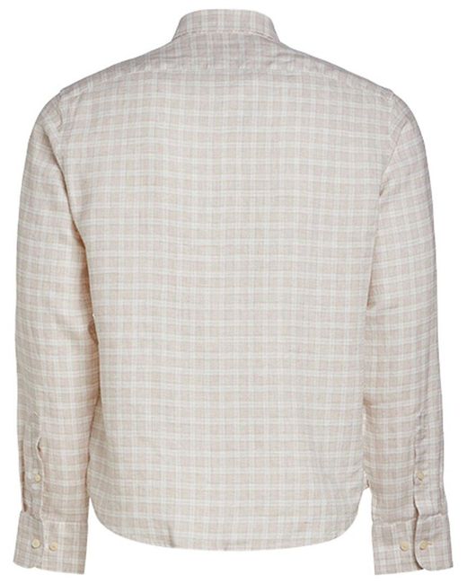 UNTUCKit White Wrinkle-resistant Noval Linen Shirt for men