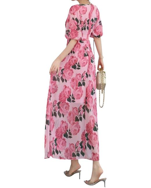 Lanelle Pink Maxi Dress