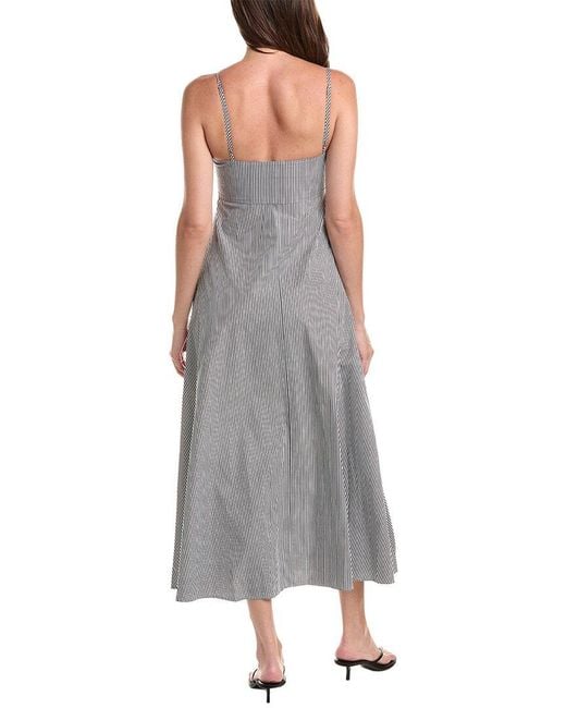 Officine Generale Gray Officine Generale Loretta Maxi Dress