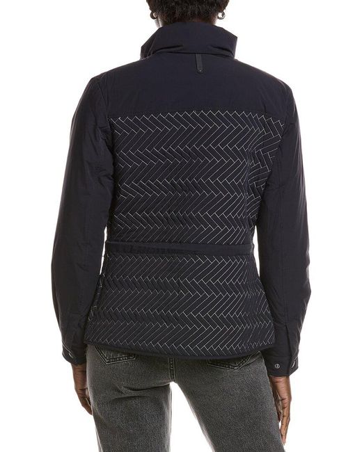 Mackage Black Kabira Wool-blend Down Jacket