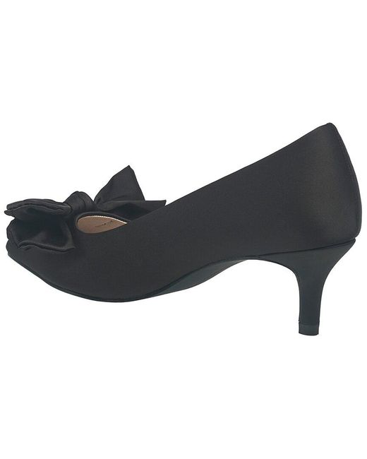 French Connection Black Ladies Hayleybow Kitten Heel