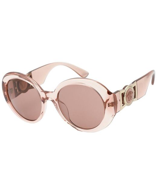 Versace Pink Ve4414f 55mm Sunglasses