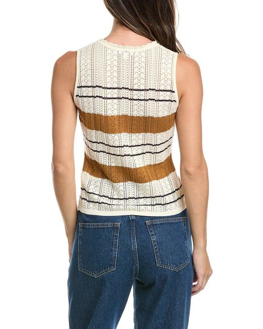 Splendid Blue Daytona Sweater Tank