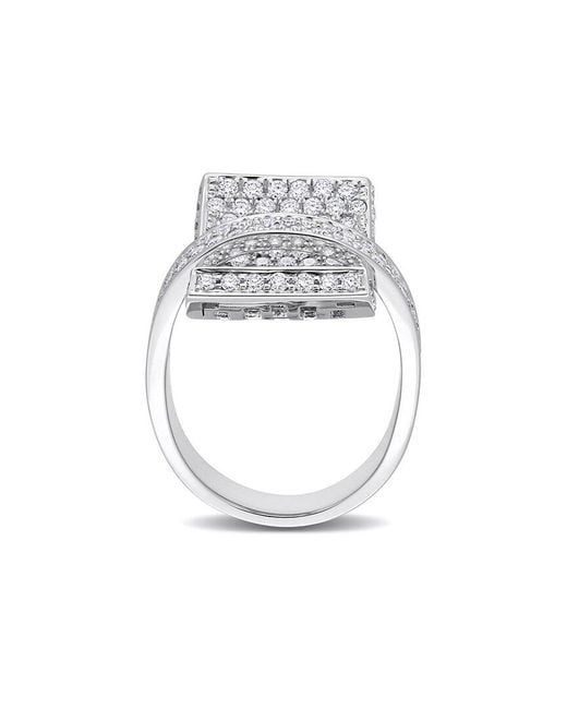 Diamond Select Cuts White 14k 2.52 Ct. Tw. Diamond Interlocking Ring