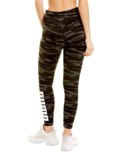 PUMA Cotton Ess+ Logo Camo Legging in 