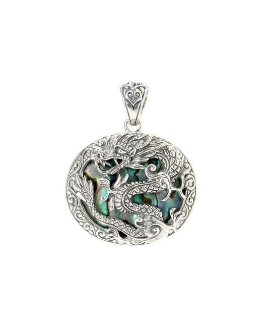 Samuel B. Metallic 15.00 Ct. Tw. Abalone Pendant