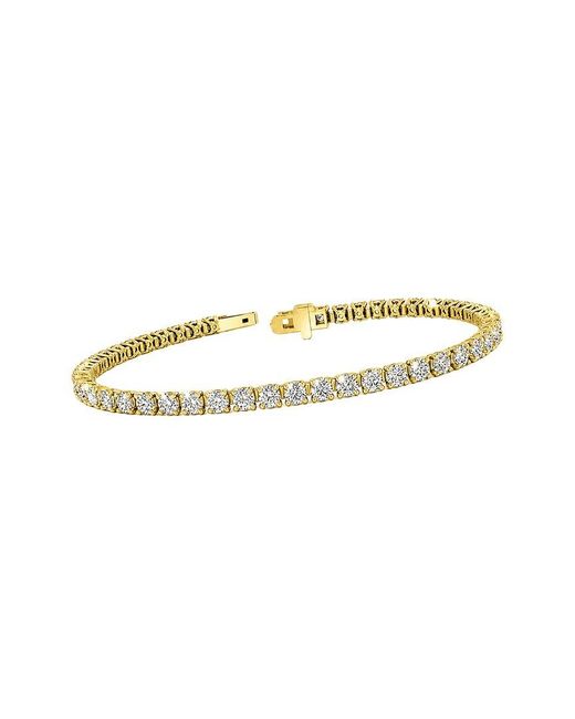Lab Grown Diamonds White 14K 5.06 Ct. Tw. Lab-Grown Diamond Tennis Bracelet