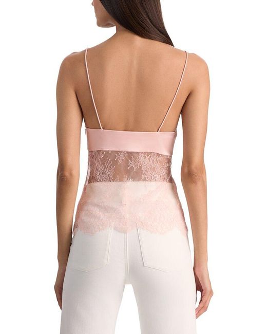 Alice + Olivia White Julietta Tank