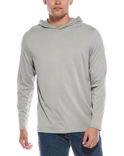 Tommy Bahama Gray Paradise Pima Hoodie for men
