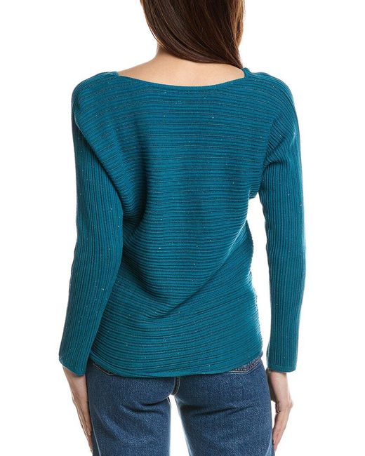 Tommy Bahama Blue Jewel Bay Sequin V-Neck Sweater