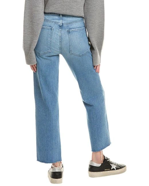 Le Jean Blue Sabine Mid-Rise Straight Jean