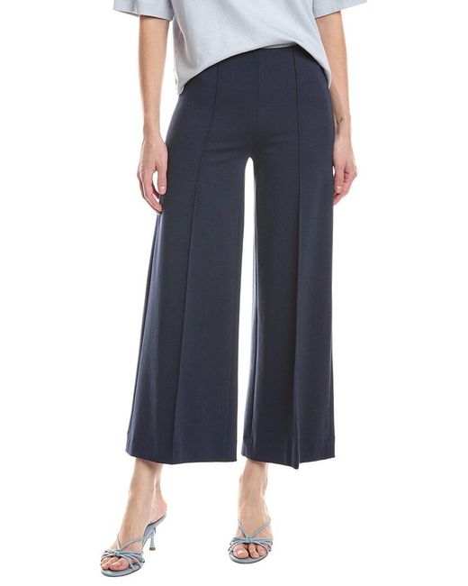 Rag & Bone Blue Irina Cropped Wide Leg Pant