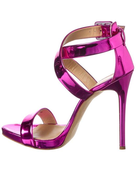 Giuseppe Zanotti Purple Coline 110 Leather Sandal