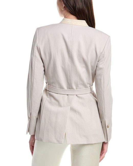 3.1 Phillip Lim White Relaxed Wool-Blend Blazer