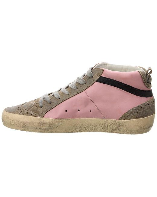 Golden Goose Deluxe Brand Pink Midstar Leather & Suede Sneaker