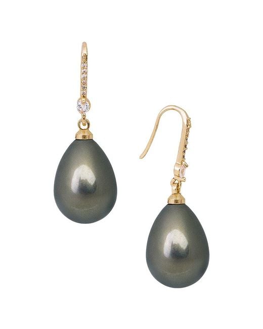 Saachi Multicolor Colored Pearl Dangle Earrings