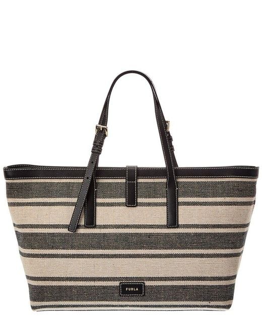 Furla Black Debby Large Tote