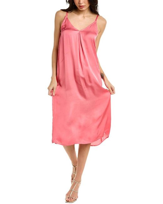 Nation Ltd Pink Shiloh Midi Dress