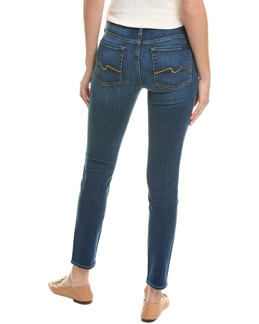 7 For All Mankind Blue Gwenevere Grs Jean