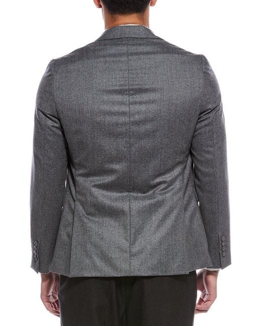 Officine Generale Gray Worsted Wool Jacket for men