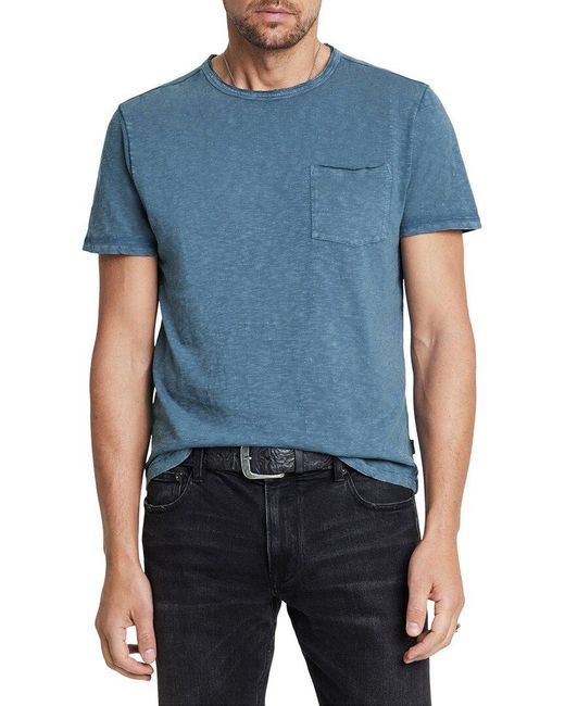 John Varvatos Blue Cooper T-Shirt for men
