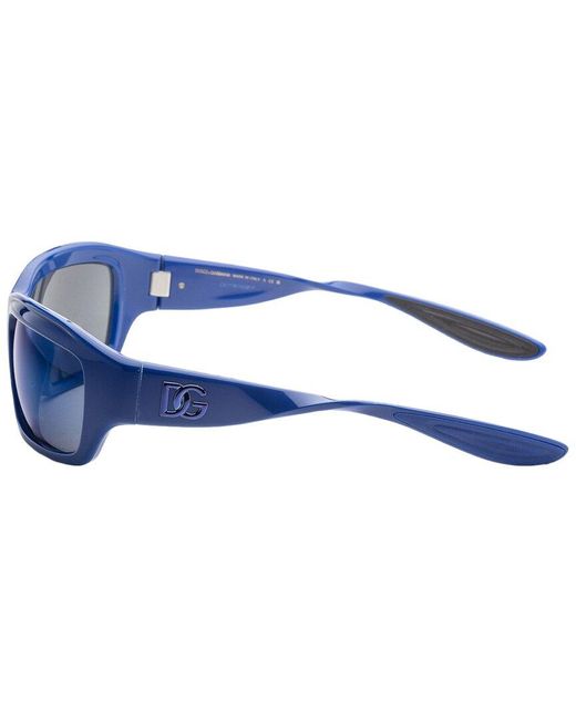 Dolce & Gabbana Blue Unisex Dg6191 59mm Sunglasses for men