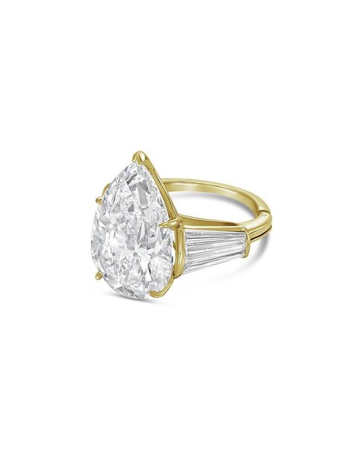 Diana M White Diana M. 14K 2.50 Ct. Tw. Lab-Grown Diamond Three-Stone Ring