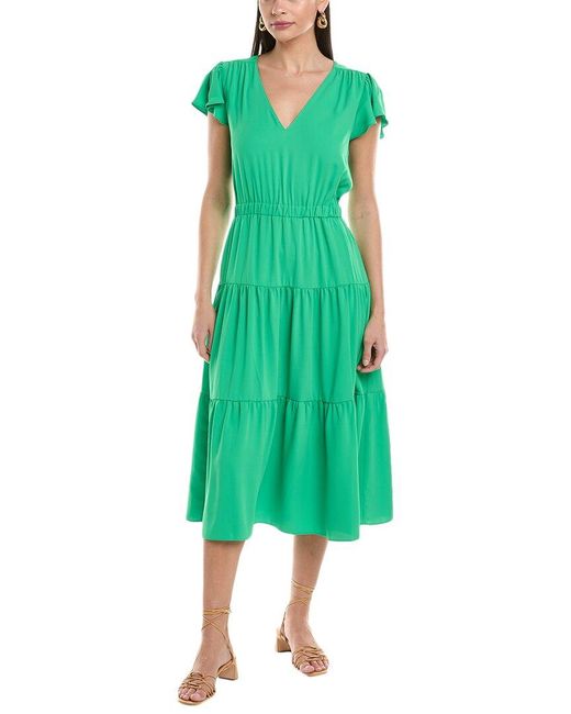 Amanda Uprichard Green Meredith Maxi Dress