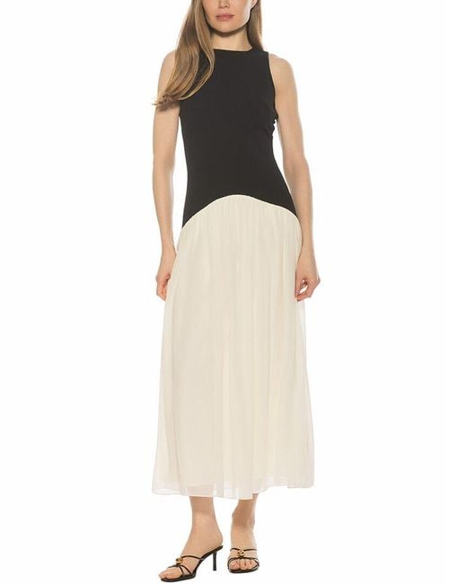 Alexia Admor Natural Dorian A-Line Dress
