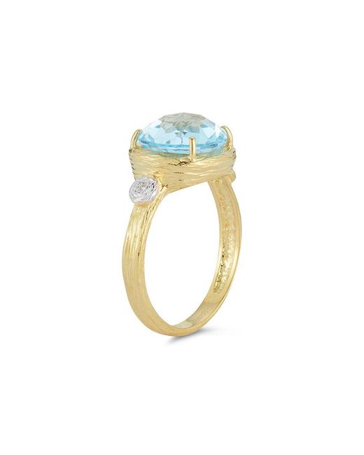 Reiss Blue 14k 2.73 Ct. Tw. Diamond Ring