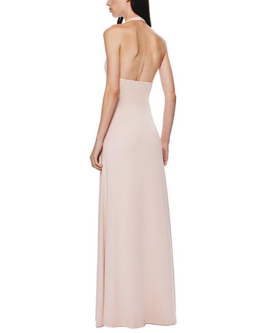Misha Pink The 'Jennifer' Cupro Dress