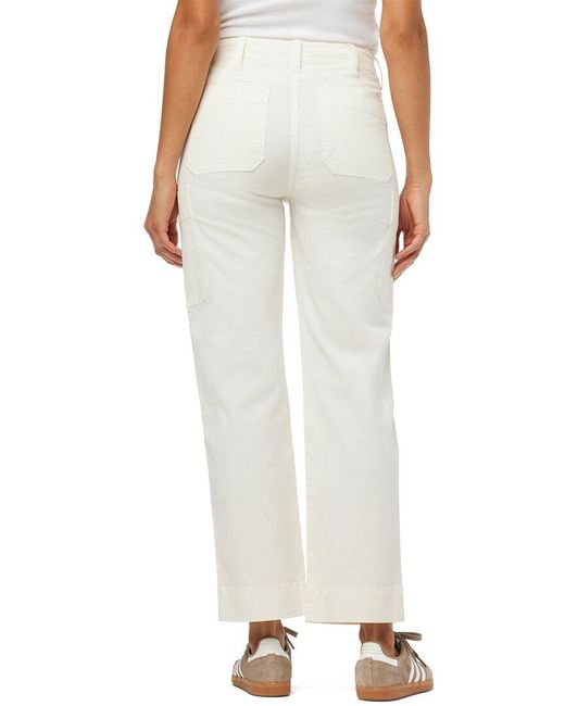 Joe's Jeans White The Utility High Rise Straight Leg Jean