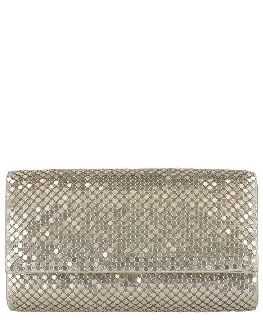 Jessica Mcclintock Gray Cassie Mesh Clutch