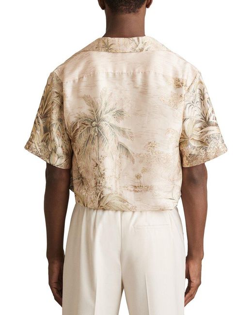 Reiss Natural Yoshi Jungle Placement Shirt for men