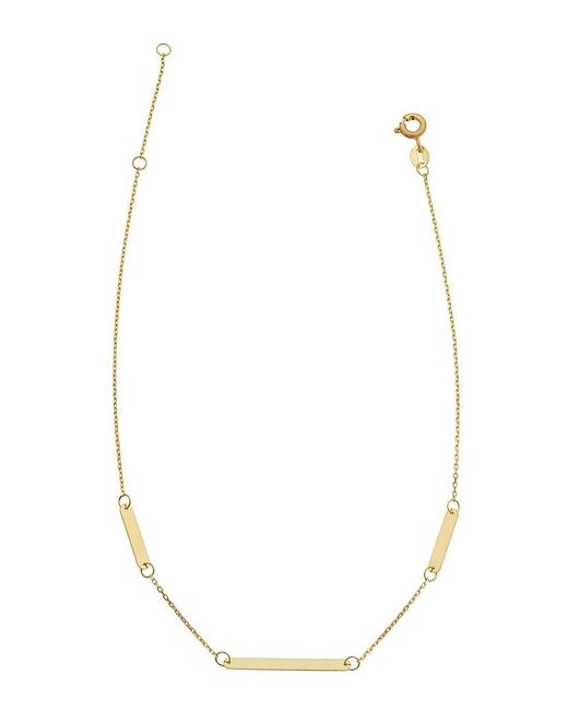 Sabrina Designs White 14k Station Ankle Bracelet