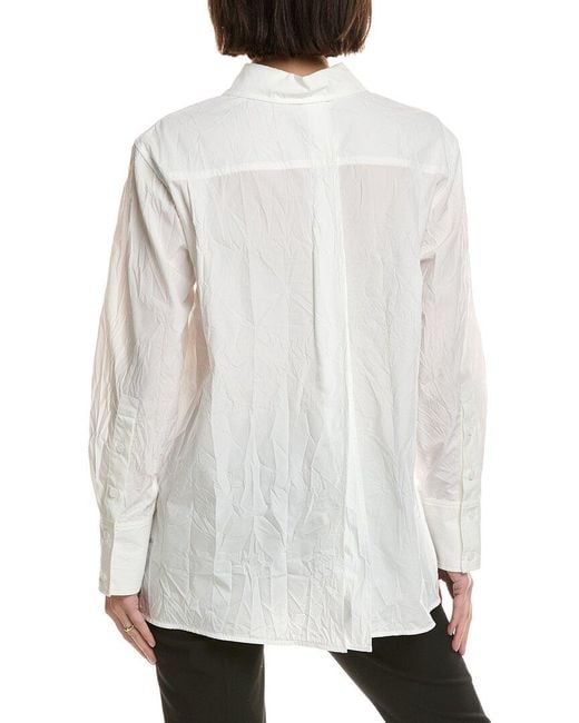 Proenza Schouler White Allen Crinkle Shirt