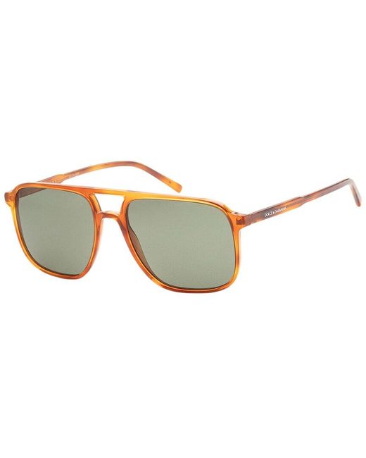 Dolce & Gabbana Metallic Dg4423 58mm Sunglasses for men
