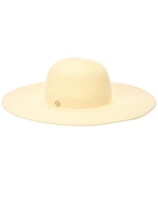 Bruno Magli Natural Packable Floppy Brim Sun Hat