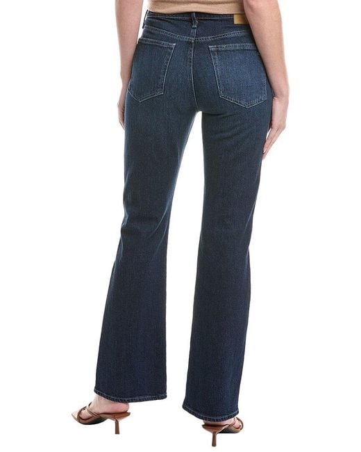 Rag & Bone Blue Peyton Mid-Rise Full Length Bootcut Jean