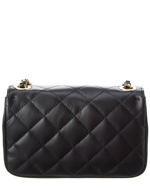 Persaman New York Black Gia Quilted Leather Shoulder Bag
