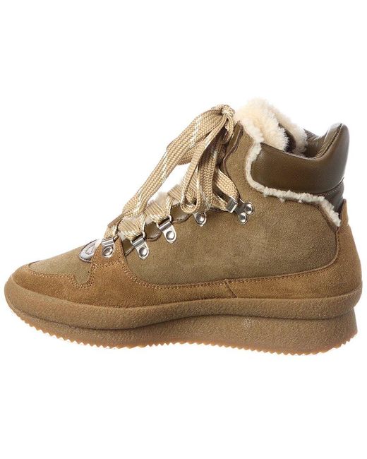 Isabel Marant Natural Delena Suede Boot