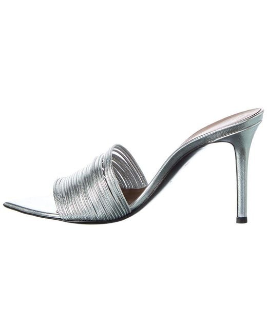 Giuseppe Zanotti White Intriigo Clio 90 Leather Sandal