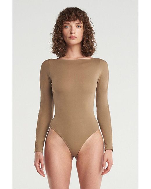 Wolford Natural The Back Cut Out Bodysuit