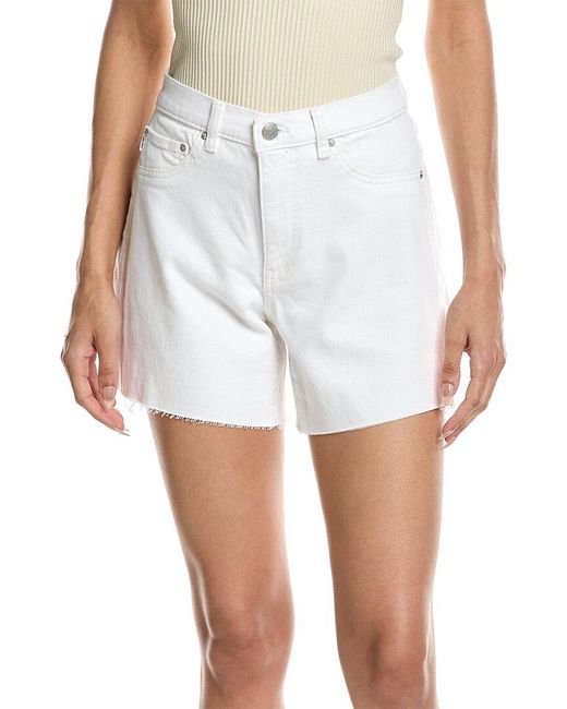 DL1961 White Zoie Denim Short