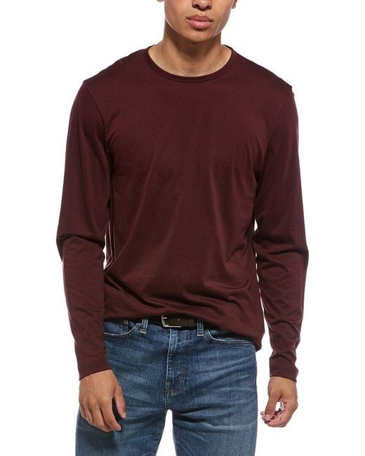 Theory Red Precise T-Shirt for men