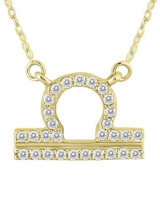 True Diamond Metallic 14k 0.21 Ct. Tw. Diamond Necklace